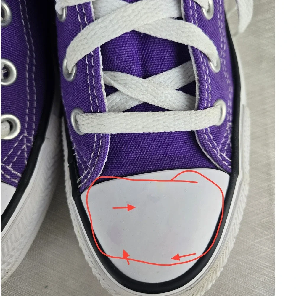Converse Chuck Taylor All Star Purple High Top Sneakers Womens 7 Mens 5 - Picture 4 of 12